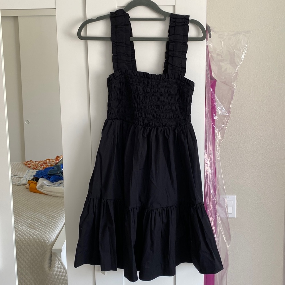Mini black dress